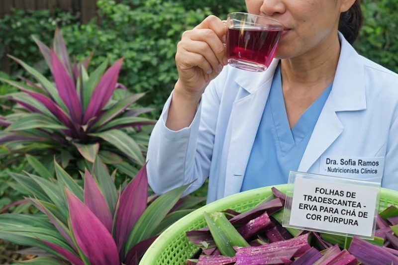 Chá de Coração Roxo: A Planta Vibrante que Pode Ajudar a Suavizar a Inflamação do Dia a Dia