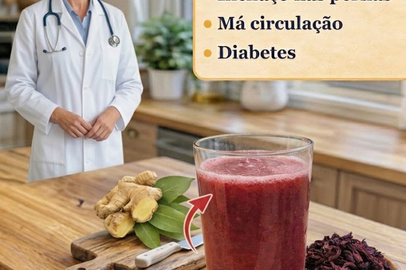 Gengibre, Louro e Hibisco: A Bebida Herbal Refrescante para o Bem-Estar Diário – O Ritual Simples que Acalma a Digestão, Reduz Inflamações e Revitaliza Seu Corpo