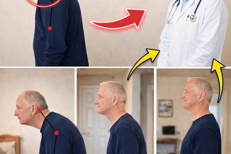 Como Corrigir a Postura da Cabeça Projetada para Frente Após os 60 em Apenas 4 Minutos – A Rotina Suave que Médicos Japoneses Recomendam