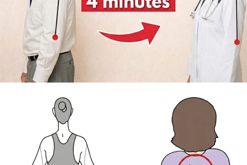 Como Corrigir a Postura da Cabeça Projetada para Frente Após os 60 em Apenas 4 Minutos – A Rotina Suave que o Médico Mais Idoso do Japão Recomenda
