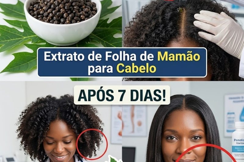 Folhas de Mamão: Não Experimente Este Tratamento Capilar se Não Estiver Pronto para um Crescimento Intenso dos Fios