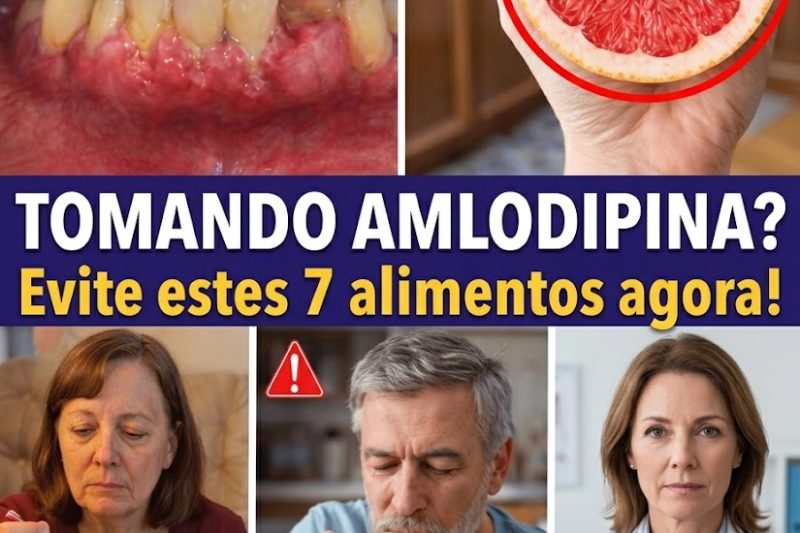 7 Alimentos que Podem Piorar Silenciosamente os Efeitos Colaterais do Amlodipino (e Substituições Inteligentes para se Sentir Melhor Rápido)
