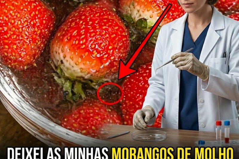 Pequenos “vermes” brancos nos morangos: por que aparecem e o que fazer