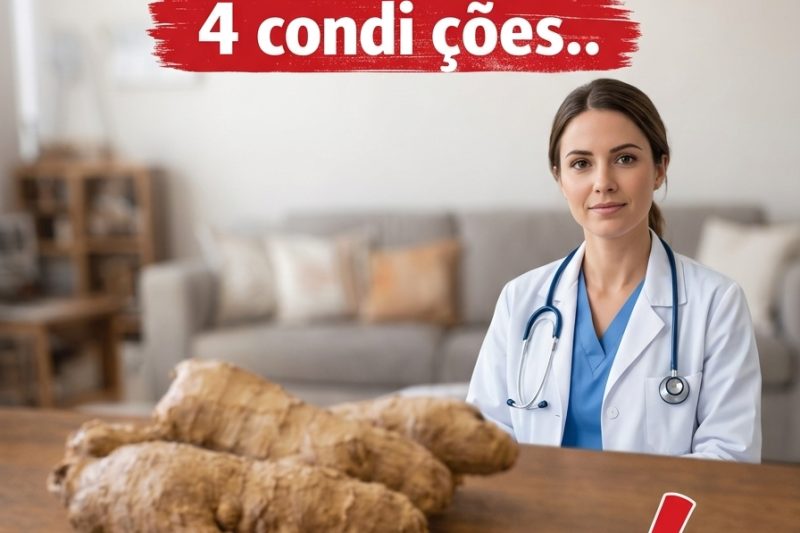 Evite o Gengibre Se Você Tem Estas 6 Condições de Saúde: Entenda Por Que é Preciso Cuidado