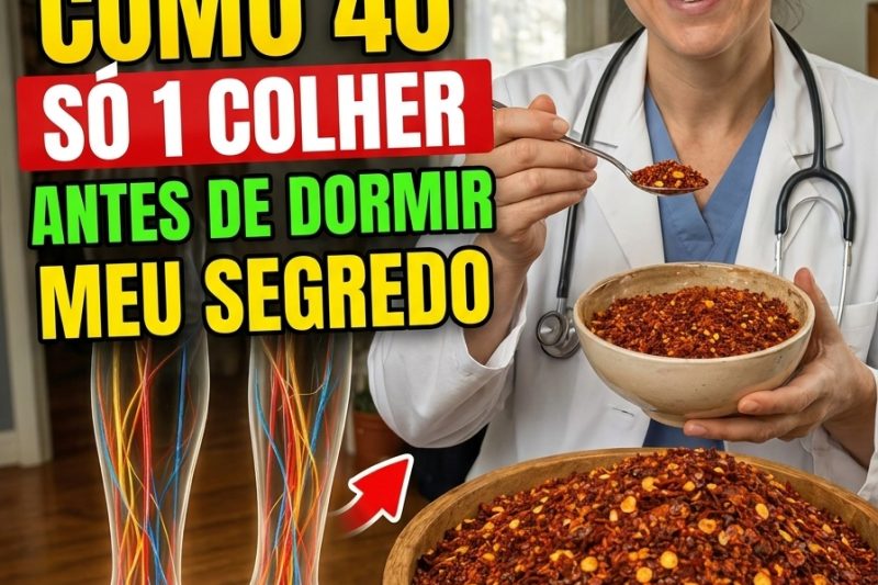 Idosos: Beba Isto Antes de Dormir para Ajudar a Melhorar a Circulação nas Pernas e Pés