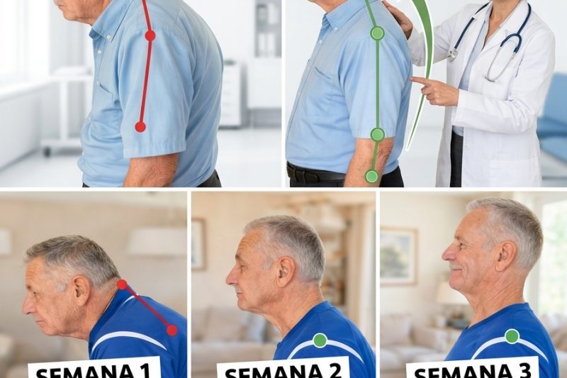 Como Melhorar Suavemente a Postura da Cabeça Projetada para Frente Após os 60 – Uma Rotina Diária Simples de 4 Minutos