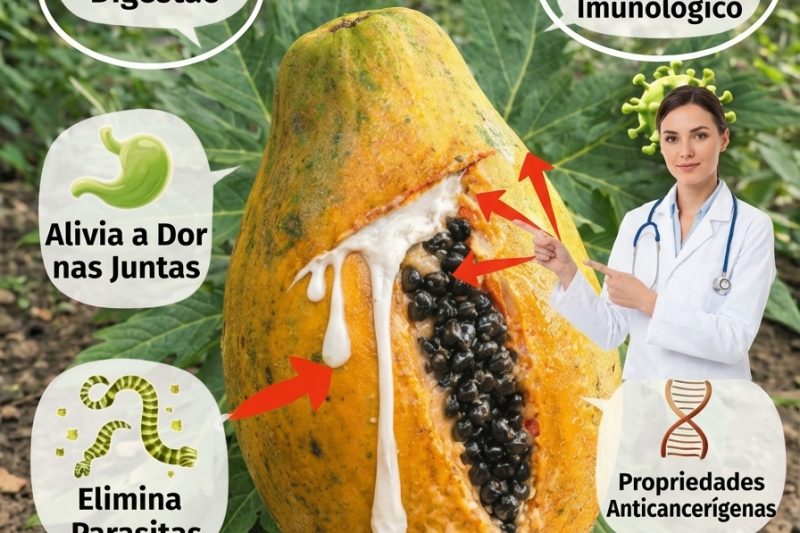 Você Já Se Perguntou Para Que Serve Aquela Seiva Branca do Mamão Verde no Seu Bem-Estar Diário?