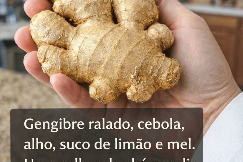 Você Já Se Perguntou o Que Acontece Quando Mistura Gengibre Ralado, Cebola, Alho, Suco de Limão e Mel em Uma Simples Colher?