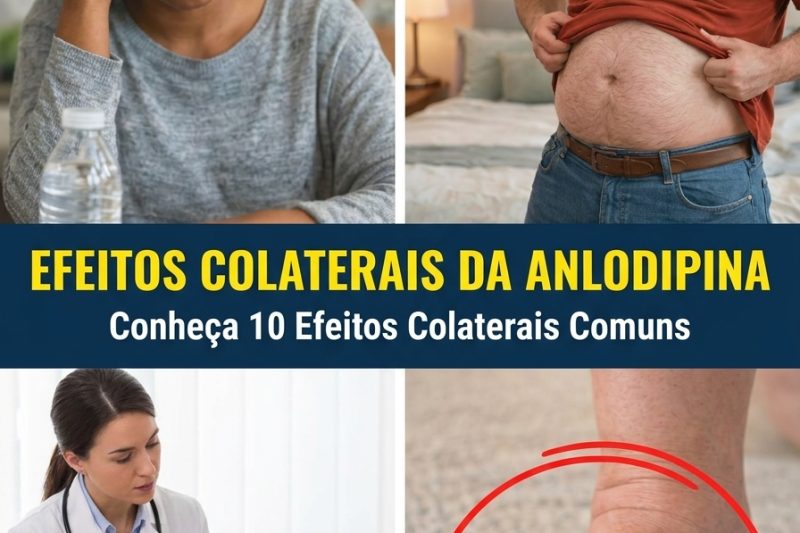 10 Efeitos Colaterais do Amlodipino que Você Precisa Conhecer (E Que Nem Sempre São Destacados pelos Médicos)