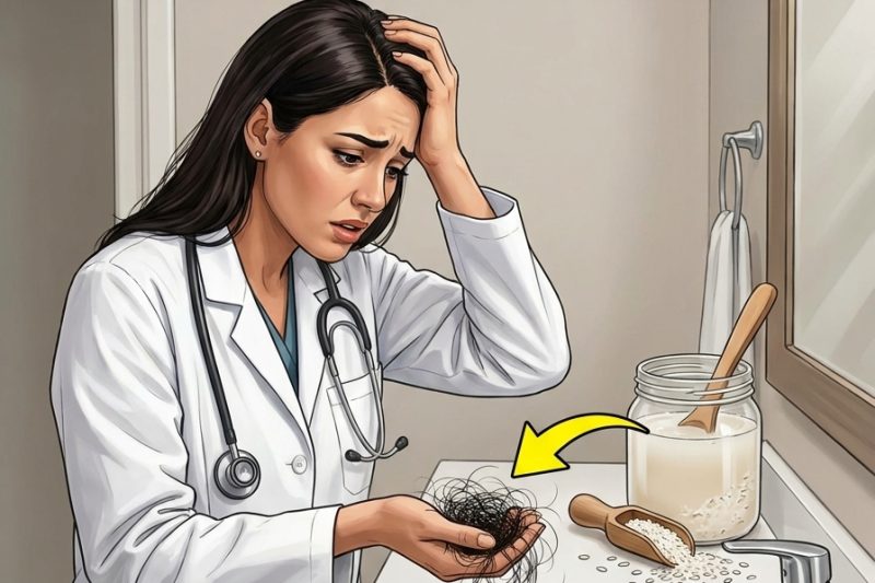 Você Já Testou Este Enxágue Simples de Água de Arroz Que Muitos Estão Usando para um Cabelo com Aparência Mais Cheia?