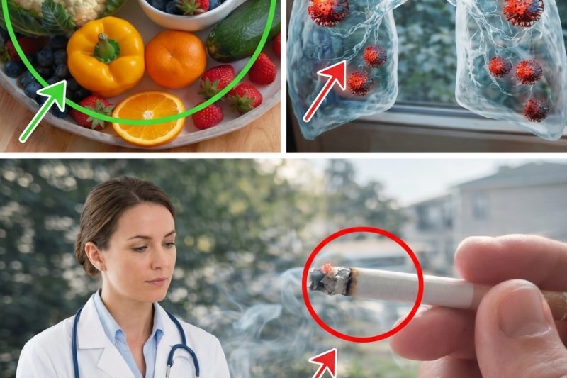 Descubra Como Aumentar o Consumo de Frutas e Vegetais Pode Apoiar a Saúde Pulmonar em Fumantes