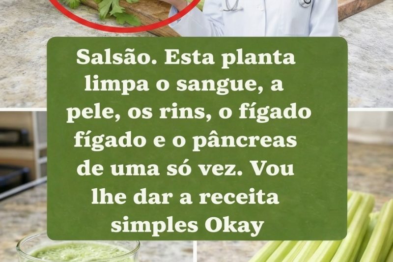 Refresque o Seu Dia com Suco Verde de Aipo, Salsa e Limão (Um Caminho Simples para se Sentir Mais Leve)