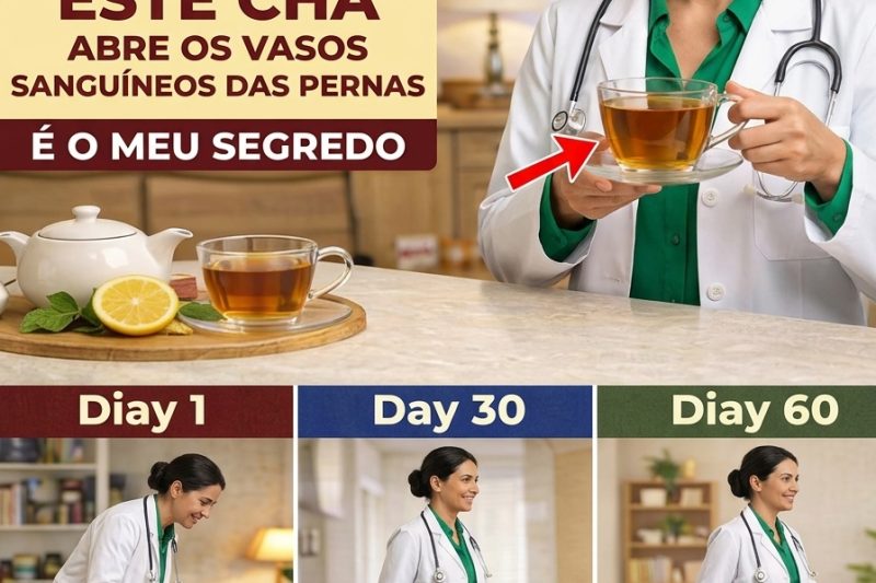 Beba Estes 3 Chás para Reconstruir os Músculos e Voltar a Caminhar com Segurança
