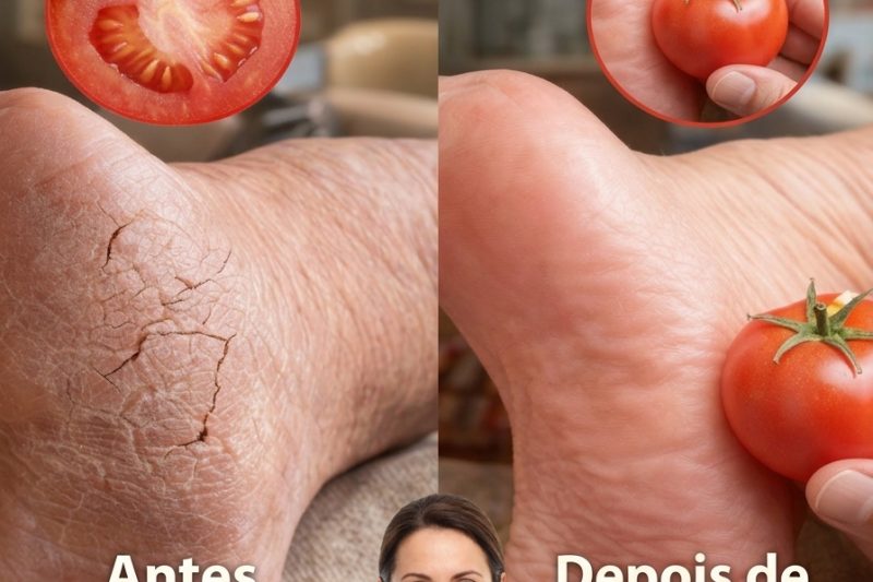 Comment adoucir et réparer naturellement les talons fissurés avec la tomate – Le remède de cuisine nocturne pour des pieds plus lisses rapidement