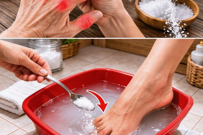 Diga Adeus às Cãibras, Formigamento, Dor e Inchaço nos Pés: O Simples Escalda-Pés Noturno que Pode Trazer Alívio
