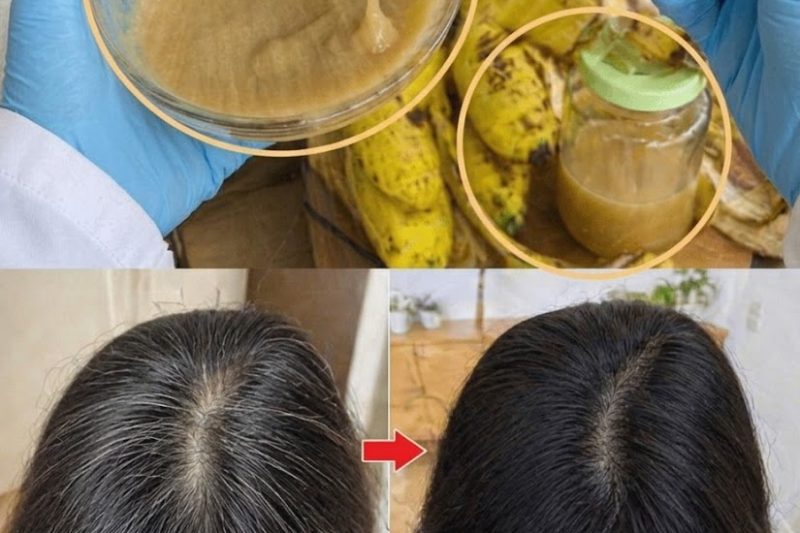 De Cabelos Brancos a Pretos Naturalmente: A Verdade Sobre o Uso da Casca de Banana para Reverter os Fios Grisalhos e Estimular o Crescimento