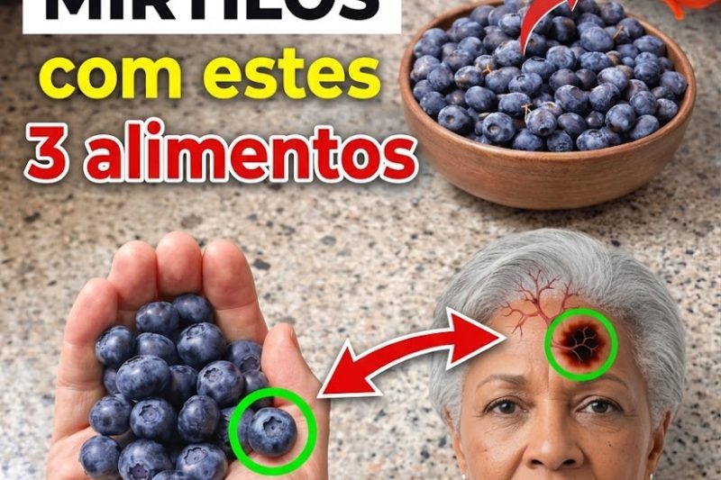 Idosos: Nunca Coma Mirtilos com ESTES 3 Alimentos! (Descubra Como Liberar Todo o Seu Poder)