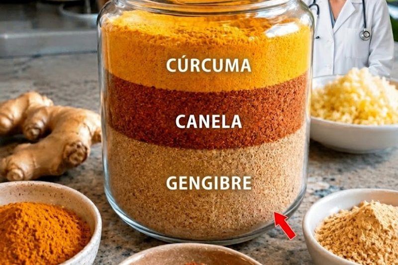 A Mistura Simples de Gengibre, Canela e Cúrcuma que Muitos Homens Estão Adicionando à Rotina para Mais Vitalidade