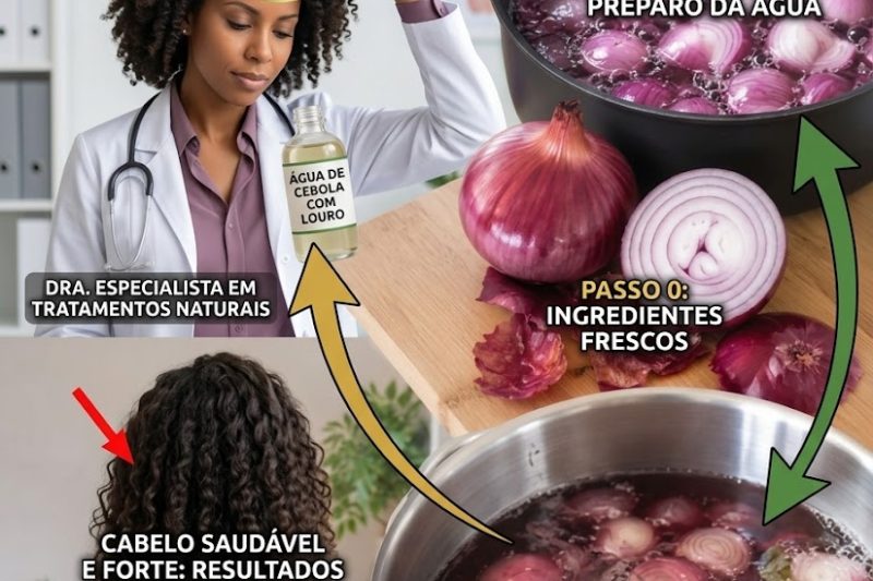 Como Fazer Óleo de Cebola em Casa para Cabelos Mais Grossos e Saudáveis