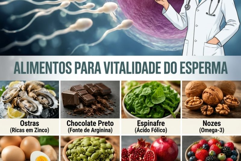 Baixa vitalidade espermática? Você pode estar comendo errado todos os dias