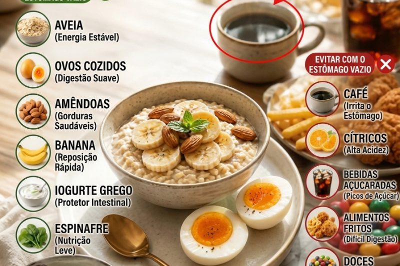 Café da manhã em jejum está errado? O que ninguém te contou sobre começar o dia assim