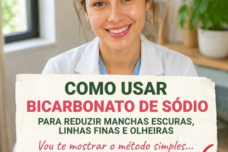Como Usar Bicarbonato de Sódio Como Esfoliante Natural Para Suavizar Manchas Escuras, Linhas Finas e Olheiras