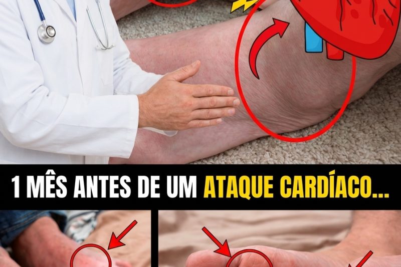 Um Mês Antes de Problemas Cardíacos Graves: 6 Sinais Sutis que Seus Pés Podem Revelar