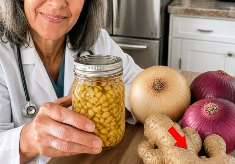 Você já experimentou picar uma cebola grande, alho e gengibre e selá-los em um pote hermético? O resultado vai te surpreender.