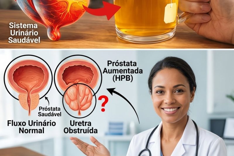 Uma Bebida Herbal Noturna Simples para o Conforto da Próstata e um Sono Mais Tranquilo