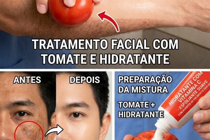 Máscara Facial de Pasta de Dente e Tomate: O Segredo Caseiro Surpreendente para Poros Menores, Pele Mais Clara e Redução de Pelos Faciais