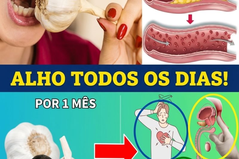 Comer Alho Cru Todos os Dias: Um Método Natural Para Apoiar a Saúde do Coração e Reduzir o Colesterol