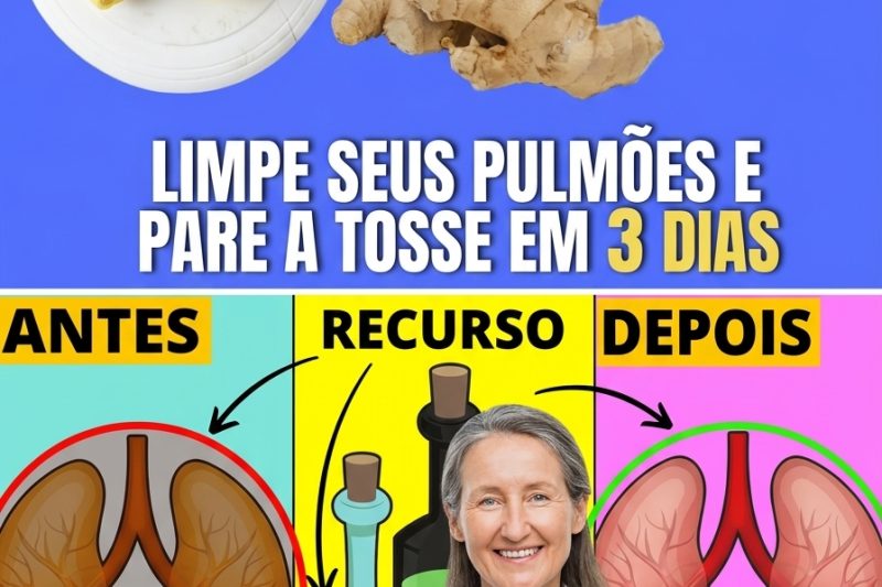 Limpe os Pulmões e Alivie a Tosse em Apenas 3 Dias: Receita Natural Para Bronquite e Catarro