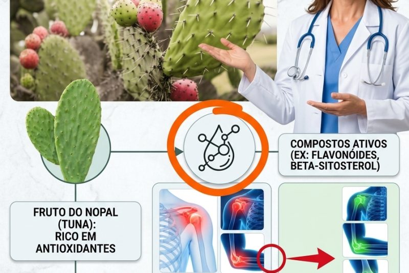 O Poder Anti-inflamatório da Água de Nopal: Alívio Natural para Inchaço nas Articulações e Dores nos Ossos