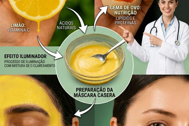 Mistura de Limão e Ovo: O Segredo Natural Para Uma Pele Jovem e Radiante