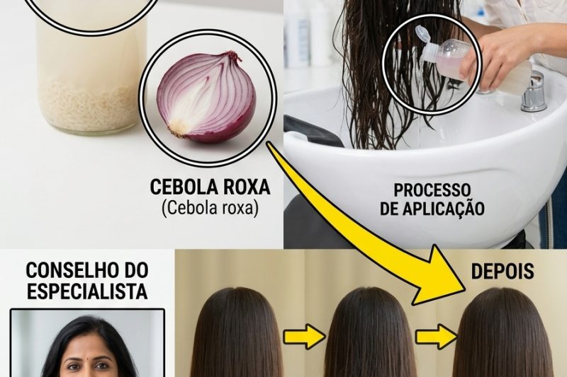 A Receita Natural com Cebola e Arroz Que Pode Deixar Seus Cabelos Mais Longos e Grossos