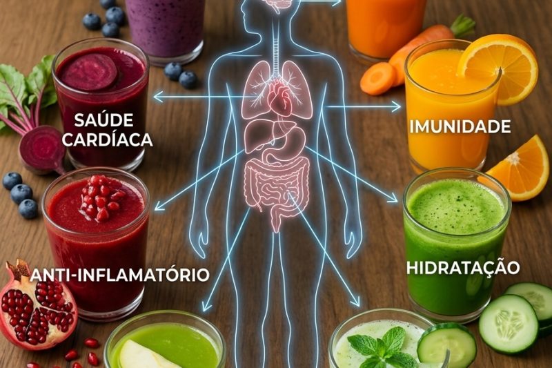 Os 10 Melhores Sucos Naturais Para Cuidar de Cada Parte do Seu Corpo