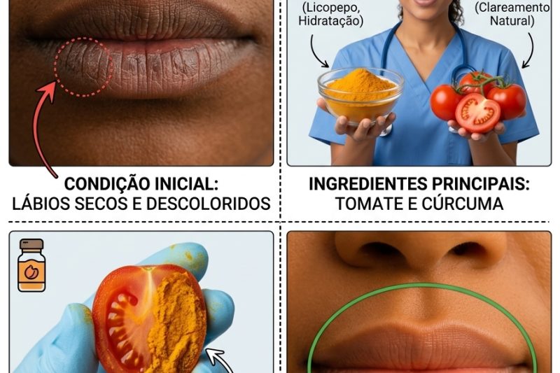 Creme Caseira para Deixar os Lábios Rosados Naturalmente