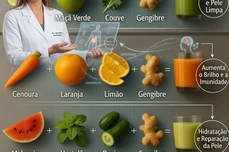 Misturas de Sucos Transformadores para o Bem-Estar Diário