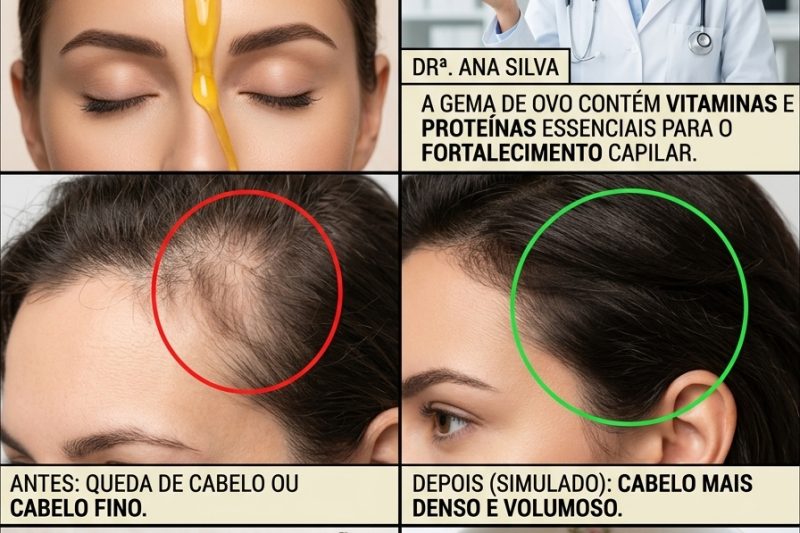 Máscara de Ovo para o Cabelo: Segredos Naturais para Crescimento Mais Rápido e Mais Volume