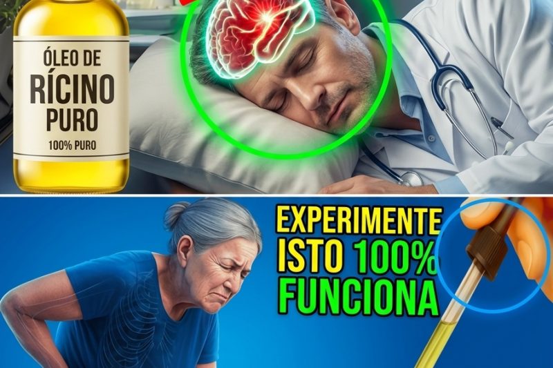 Use Óleo de Rícino Antes de Dormir por 30 Dias: Veja o Que Pode Acontecer com Seu Corpo“Milhões de Pessoas Estão Usando Este Óleo Antigo Para Combater Pele Seca, Queda de Cabelo e Calcanhares Rachados!”