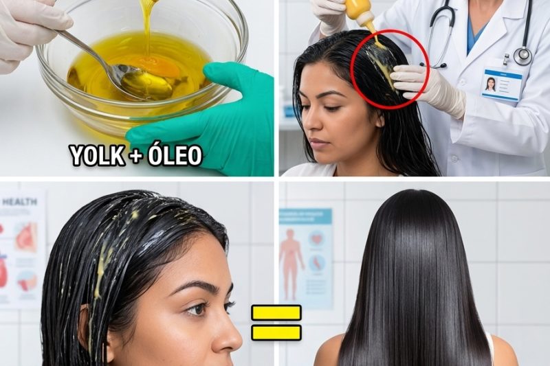 Desperte o Crescimento Natural dos Cabelos com a Poderosa Mistura de Ovo e Azeite de Oliva