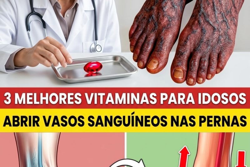 A Vitamina Nº 1 Para Melhorar a Má Circulação nas Pernas e nos Pés