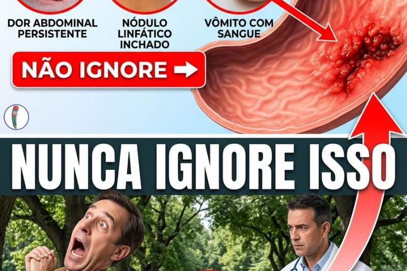 Sinais iniciais do câncer de estômago que a maioria das pessoas ignora