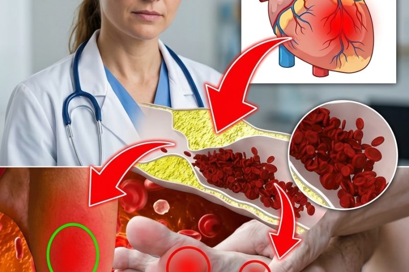 8 Sinais de Artérias Entupidas Que Muitas Pessoas Ignoram — Alto Risco de Infarto
