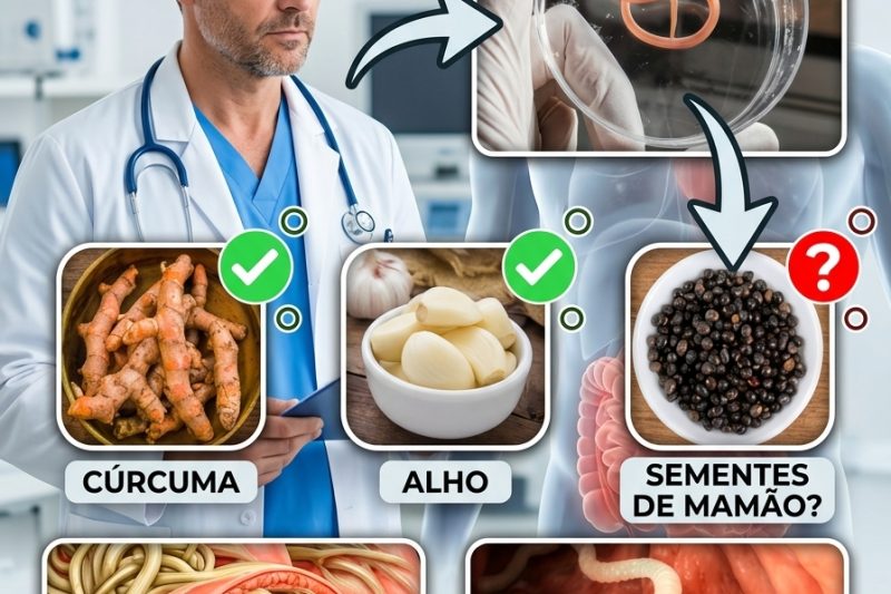 12 Alimentos Poderosos que Ajudam a Combater Parasitas Intestinais Naturalmente