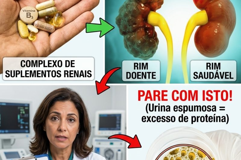 Vitamina Essencial + Segredo das Abelhas Brasileiras: Apoio Natural Para a Saúde dos Rins e a Redução da Proteinúria