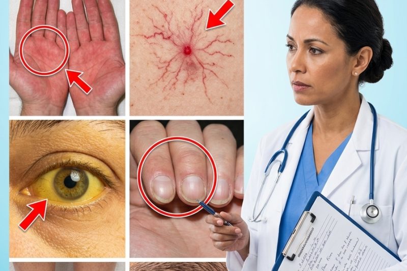 12 Sinais Estranhos de que o Seu Fígado Pode Estar em Sofrimento