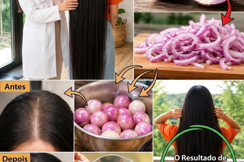 Como Fazer o Cabelo Crescer Mais Rápido, Forte e Volumoso com Cebola – O Truque Antigo que Ainda Surpreende
