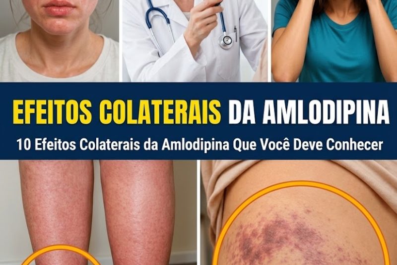 Os 12 Principais Efeitos Colaterais da Amlodipina que Você Precisa Conhecer (O que muitos pacientes realmente sentem)
