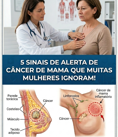 5 Sinais de Alerta do Câncer de Mama que Muitas Mulheres Ignoram: Reconheça Cedo e Proteja o Seu Futuro